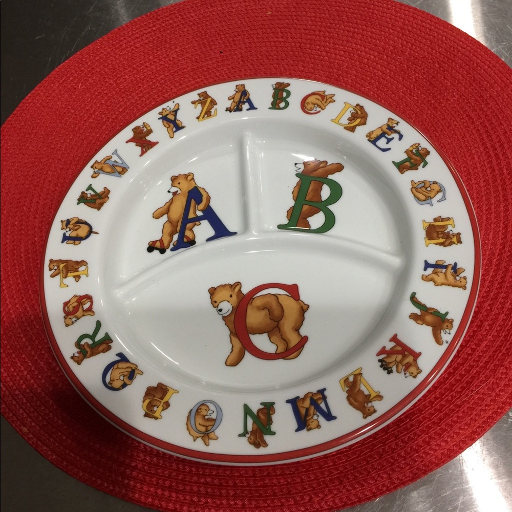 Tiffany & Co Alphabet Plate Like New!